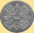 25 Pence Crown 1953 (Rckseite)