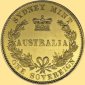Rückseite 1 Pound-Sovereign Sidney  1855-1870