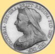 Vorderseite des 5 Pound-Sovereign von 1893
